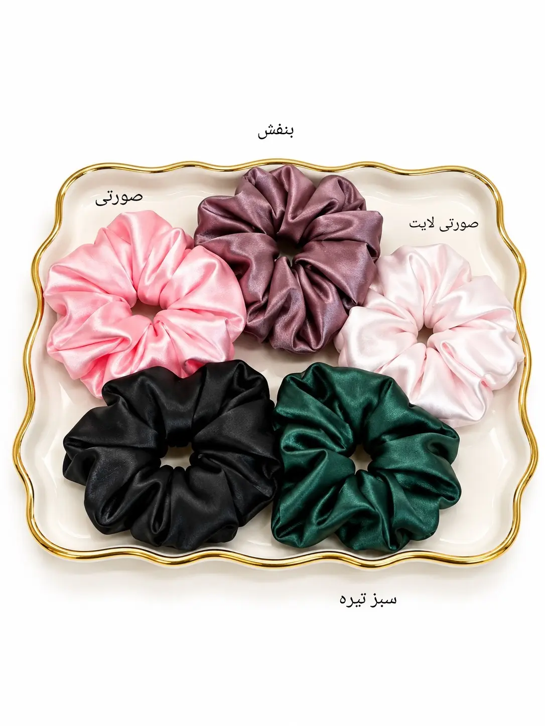 کش مو اسکرانچی ساتن